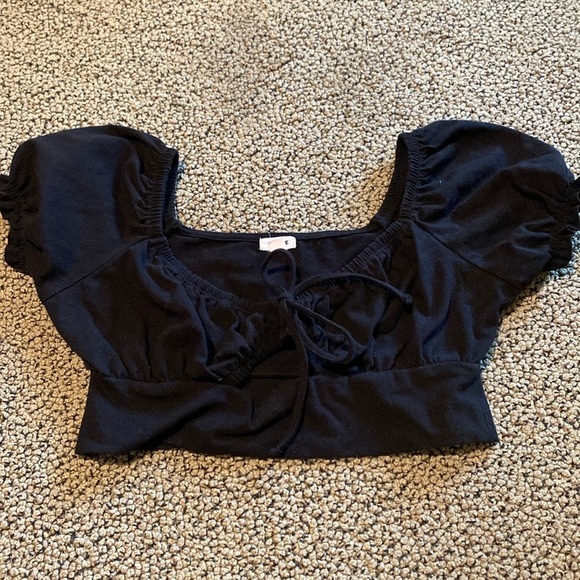 Garage Black Crop Top Size XS in Like New Condition - Picture 1 of 7